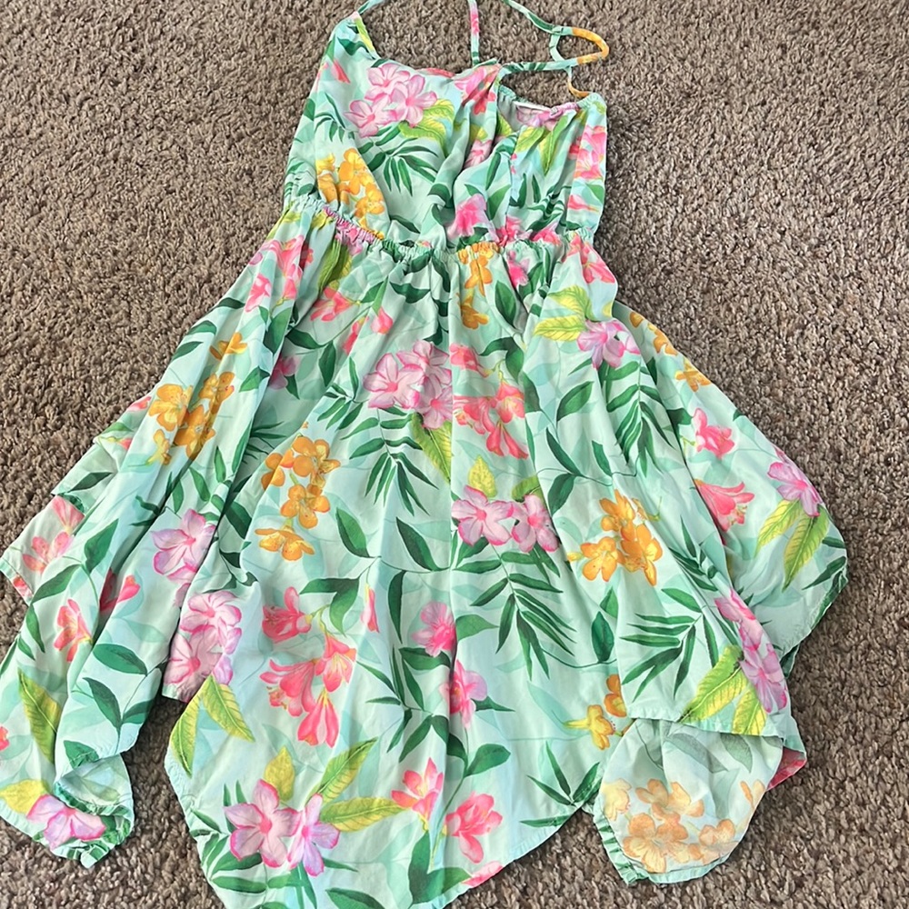 Floral Spaghetti Strap Dress